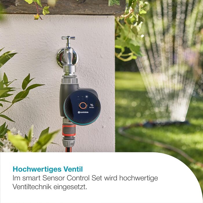 Gardena Smart Water Control 19033-20: Система автоматичного поливу з датчиком та шлюзом для розумного дому