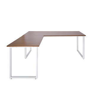 Робочий стіл WORKSPACE XL I 180 x 180 см горіх/білий hjh OFFICE
