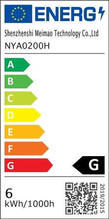Світлодіодна гірлянда Ollny для вулиці 1000 LED, 20м, теплий білий колір, з пультом керування та таймером