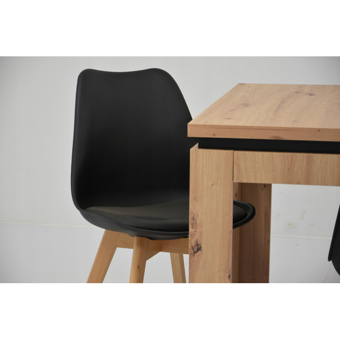 Набір з 4 стільців та столу 80x120 у скандинавському стилі ARTISAN SALON