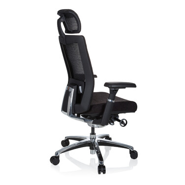 Крісло офісне NOVA PRO I ALU Тканина чорна hjh OFFICE