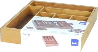 Органайзер для столових приборів Kela Kalma, 8 секцій, розсувний, бамбук, 35x43x6,5 см