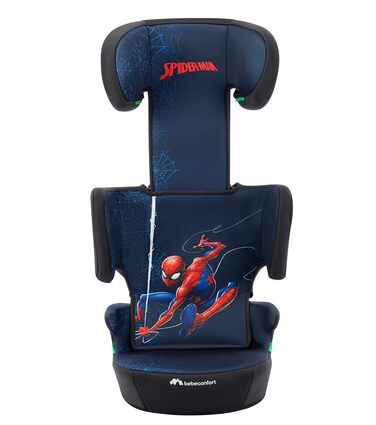 Автокрісло Bebeconfort Marvel Hera i-Safe Spiderman для дітей 3-12 років (100-150 см), з підголівником, складне, кріплення ременями