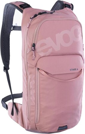 Рюкзак EVOC STAGE 6, 6 л, Dusty Pink, з регульованими лямками BRACE LINK, системою вентиляції AIR FLOW CONTACT, відділенням для інструментів, без гідратора, універсальний розмір