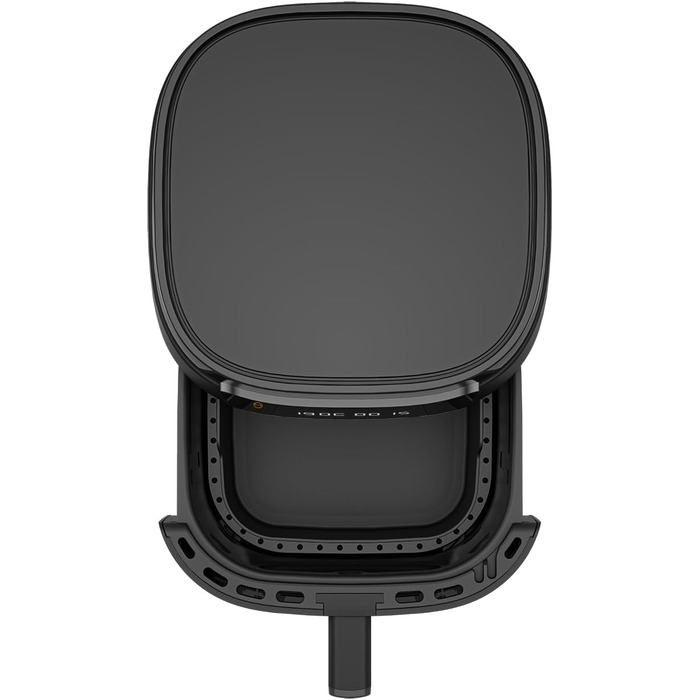 Аерофритюрниця Grundig FRY 7320, 7.6 л, 1750 Вт, сенсорне управління, антипригарне покриття, велике оглядове вікно, налаштування температури та часу, чорна, кошик для посудомийної машини