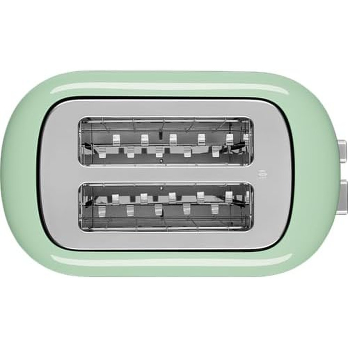 Тостер KitchenAid для 2 скибок, ретро дизайн, нержавіюча сталь (Колір: Фісташка) - 7 функцій