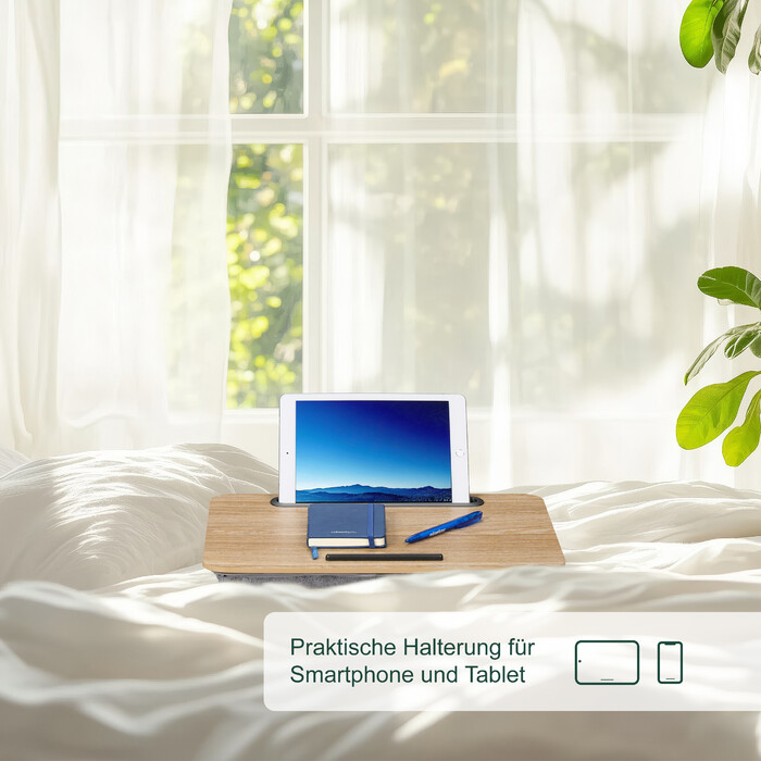 Подушка для ноутбука Relaxdays з тримачем для мобільного телефону