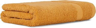 Набір рушників для обличчя Luckytowel 10 шт, 30x30 см, 100% бавовна, 600 г/м², сертифікат Oeko-Tex, золотий колір