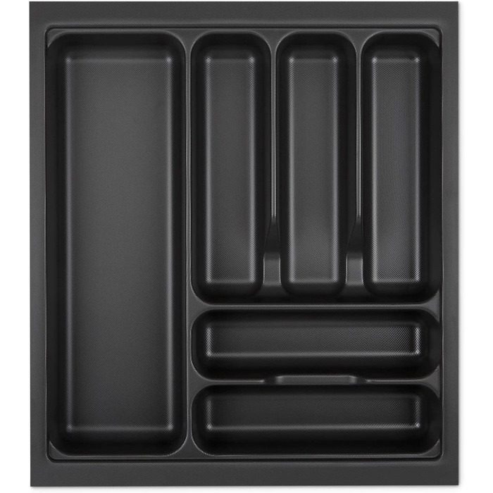 Лоток для столових приборів KÖNIG Lavagrau з перловою структурою для SO-Box, Blum Tandembox і ModernBox, ширина корпусу 300-1200 мм (для 50-го корпусу - 419x473 мм)