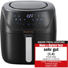 Фритюрниця Russell Hobbs SatisFry Rapid AirFryer 4л з нержавіючої сталі, 7 функцій, 10 програм, без олії