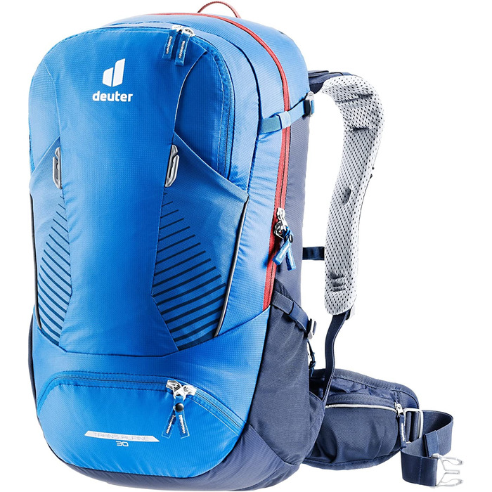 Рюкзак для велосипедистів Deuter Trans Alpine 30 л, синій, для подорожей і спорту