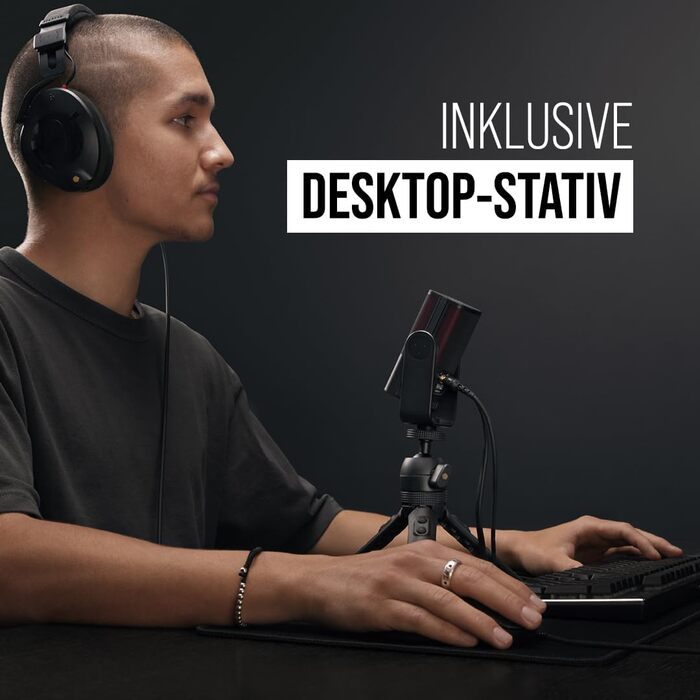 RØDE X XCM-50 Професійний USB конденсаторний мікрофон для стрімерів і геймерів, чорний, з віртуальним мікшером