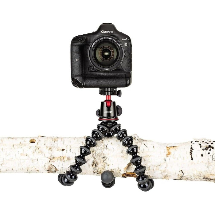 Гнучкий штатив JOBY GorillaPod 5K з кульовою головкою для DSLR, бездзеркальних камер, вантажопідйомність 5 кг, чорний, вироблено в Італії