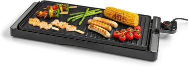 GOURMETmaxx Електричний настільний гриль | Бездимний гриль 2200W з 2 зонами | Антипригарне покриття, регулювання температури