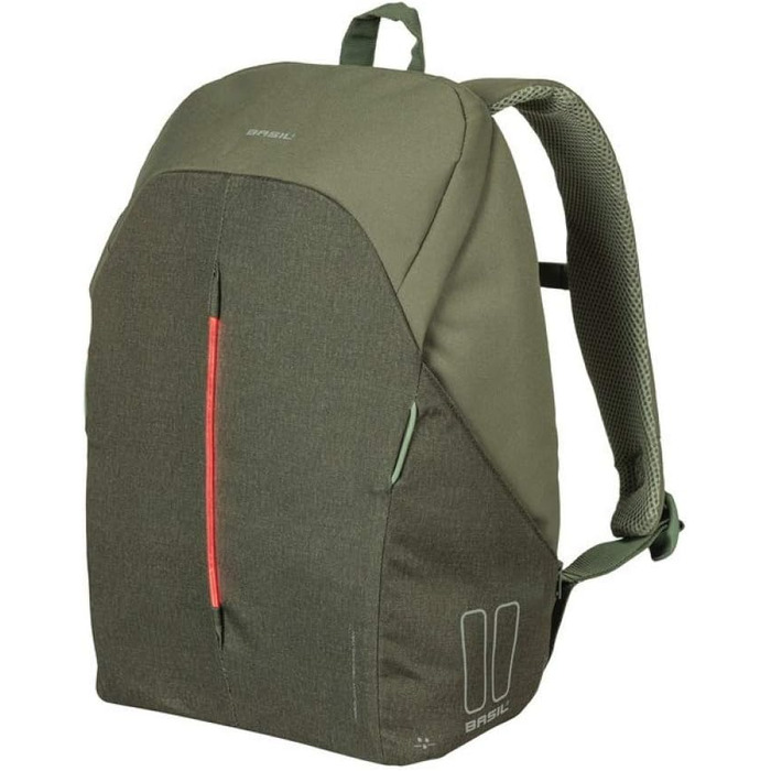Унісекс велосипедний рюкзак Basil B-safe, оливковий, 29x14x45 см