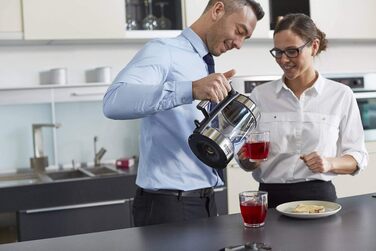 Тостер Russell Hobbs Elegance Glas/Нержавіюча сталь - для 2 скибок хліба або 1 широкої, 6 рівнів підсмажування, розморожування та підігрів, решітка для булочок