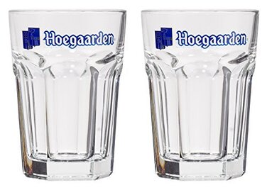 Пивні келихи Hoegaarden 2 шт, 568 мл, скляні келихи для пива Hoegaarden