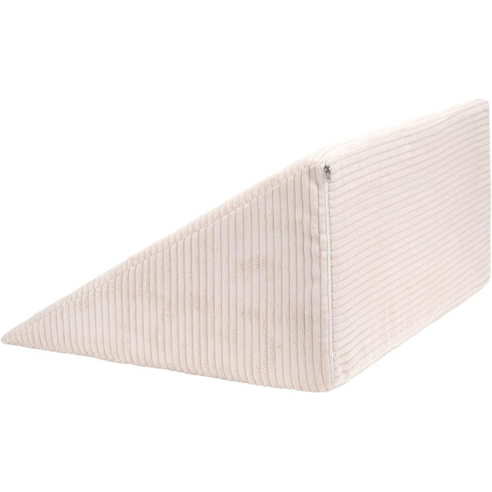 Подушка для читання Selfitex Breitcord 60x50x30 см (Німеччина), антрацит. Ортопедична подушка для спини та ніг з пам'яттю форми, знімний чохол.