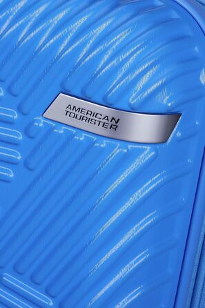 Дорожня валіза American Tourister Mickey Clouds Spinner S, розширювана, 55 см, 38/45 л, синя (Mickey Tranquil Blue), ручна поклажа