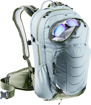 Жіночий велосипедний рюкзак Deuter Attack 18 SL з захистом, 18 л, шавлія/хакі