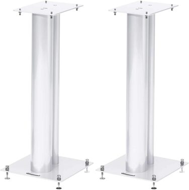 Підставки для акустики Norstone Stylum 2, металеві, 60 см, білі, до 50 кг, 2 шт.