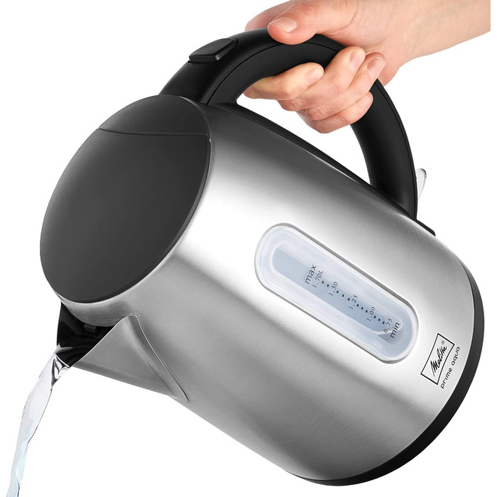 Чайник електричний Melitta Prime Aqua 1.7л нержавіюча сталь, 2200 Вт + Тостер WMF Bueno Edition нержавіюча сталь, 2 відділення, 800 Вт