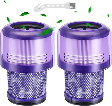 Hepa-фільтр JORAIR для пилососа Dyson V11/V15, миючий, сумісний з Animal/Absolute/Torque Drive/Fluffy/Complete Pro, набір 2 шт, заміна DY-970013-02 & 97001302