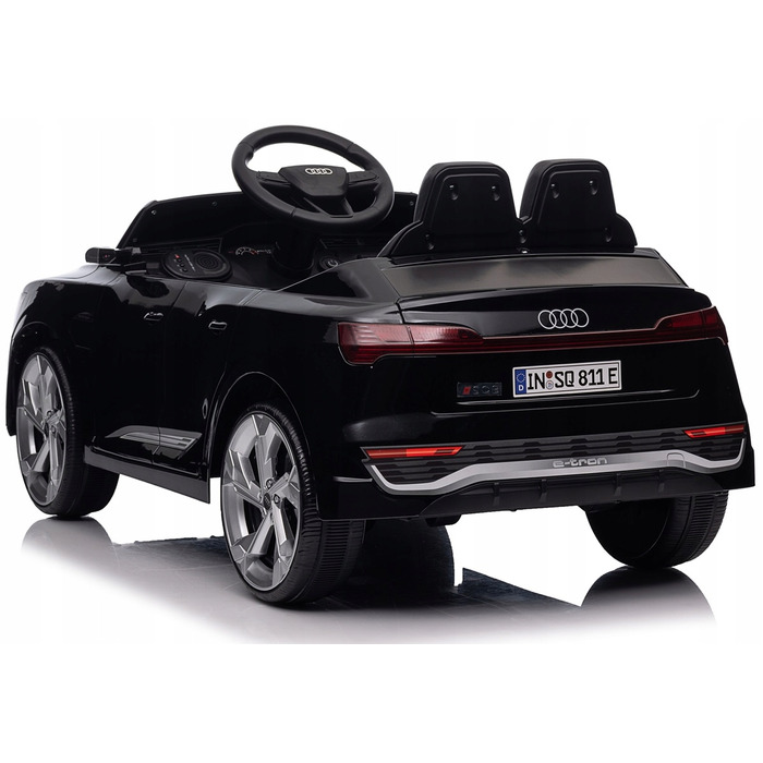 Дитячий електромобіль Audi SQ8 4x4: EVA-гума, шкіряне сидіння, акумулятор 12V 7Ah, пульт 2.4G та LED-освітлення