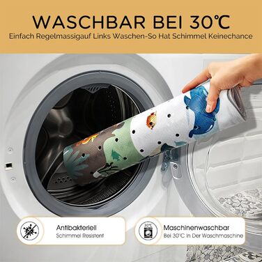 Дитячий килимок для ванни протиковзкий, силіконовий, без BPA, 100x40 см, з 2 гачками та зливним ситом, стійкий до цвілі, машинне прання, білий