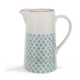 Керамічний глечик Bloomingville Patrizia синій, кам'яна кераміка, 1.5 л, 13.5 × 22.5 см, підходить для посудомийки