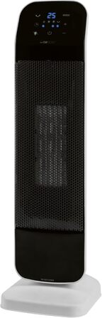 Керамічний електрообігрівач Clatronic HL 3763 з PTC-елементом, сенсорним управлінням, 2000/1300 Вт, енергоощадний, регулювання температури