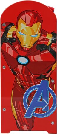 Органайзер для іграшок Marvel Avengers, 6 коробок, дитяча кімната, дерево/тканина/метал, легке складання, мультиколір