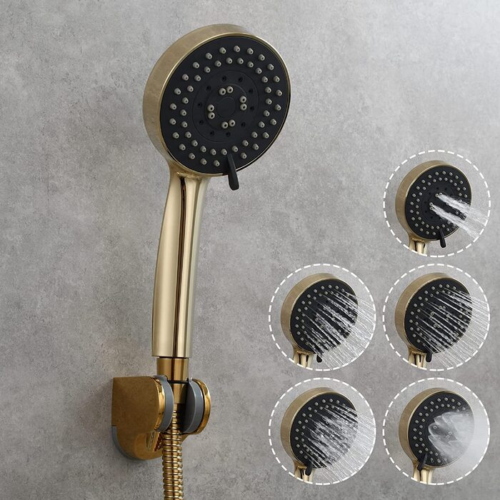 Душова лійка CIENCIA Gold Rainfall Spray, універсальна, ручна, BS144F