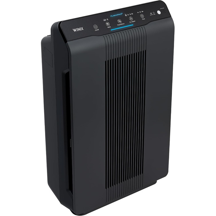 Очищувач повітря Winix 5500-2 для алергіків та курців, PlasmaWave, CADR 390м³/год, до 99м², датчик якості повітря, авто- та нічний режими, чорний