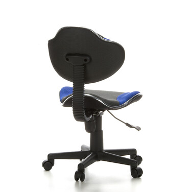 Дитяче письмове крісло KIDDY GTI-2, оббивка тканина, сіро-блакитне, hjh OFFICE