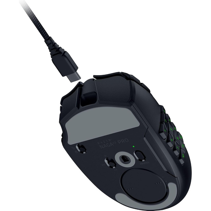 Бездротова ігрова миша Razer Naga V3 Pro для MMO з мінливими бічними панелями, оптичним сенсором Focus Pro 50K та перемикачами Gen-4