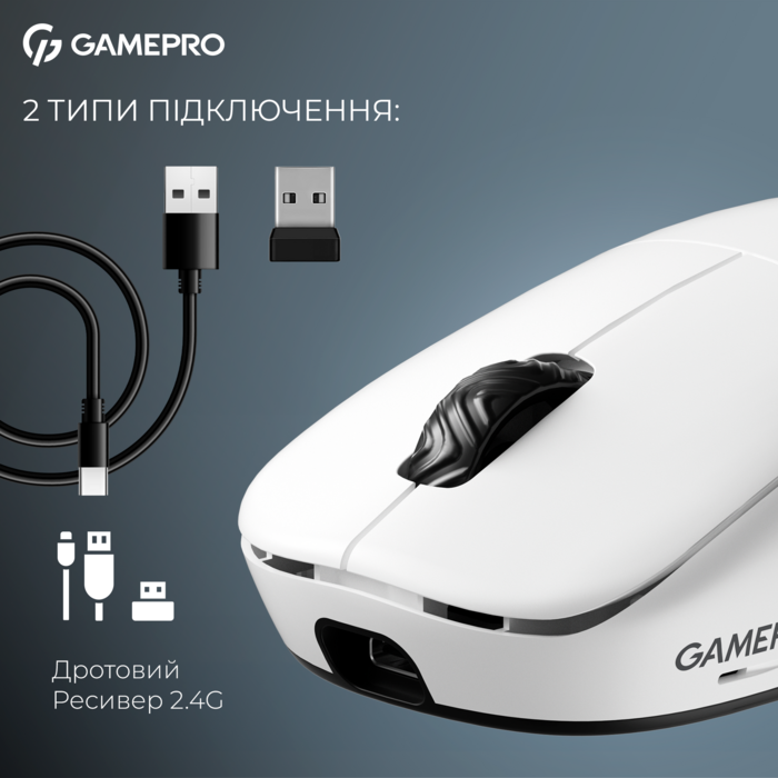 Бездротова ігрова миша GamePro Asgard Loki (GM022W)