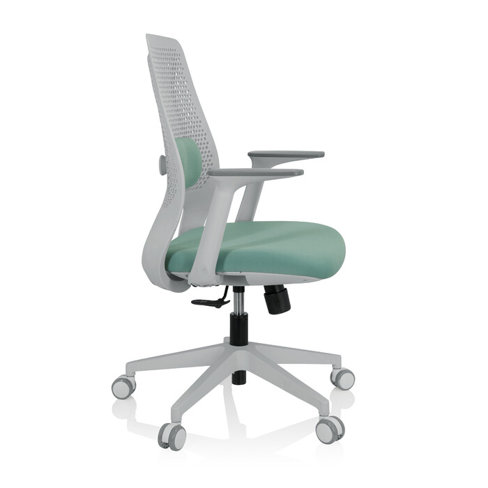 Офісне крісло PARFERIO W з тканини м'ятно-зеленого кольору hjh OFFICE