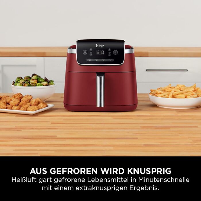 Аерофритюрниця Ninja Foodi PRO Cinnamon AF140EUCM, 1750 Вт, електрична мультипіч для здорового приготування