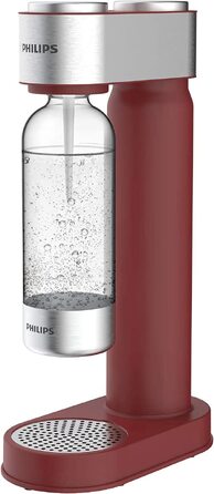 Сифон для газування води Philips GoZero ADD4902BK/10, пластиковий, 1 л, чорний