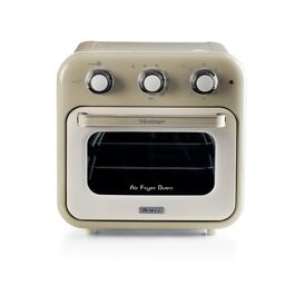 Аерофритюрниця та духовка 2-в-1 Ariete Vintage 4632, 16 л, з вертелом та кошиками з нержавіючої сталі, до 230°C, таймер 60 хв, 1400 Вт, бежевий