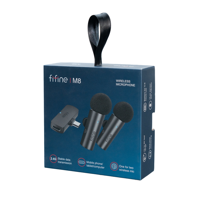 Безпровідний петличний мікрофон Fifine M8