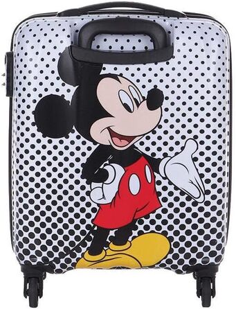 Дитяча валіза American Tourister Disney Legends Spinner S, 55 см, 36 л, багатоколірна (Mickey Mouse Polka Dot)