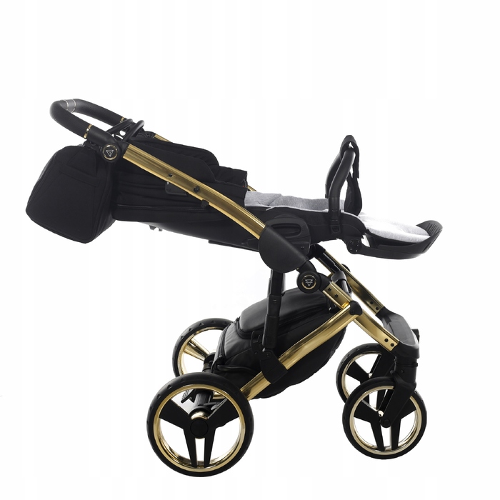 Дитячий візок 2в1 Junama Diamond S Line V2 Black/gold