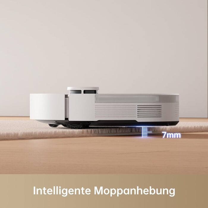 Робот-пилосос Mova S10, 7000Pa, 3D-уникнення перешкод, підйом мопа 7 мм