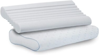 Ортопедична подушка для шиї PARADIES reVita Ergonomic 40x80 см, ергономічна, сертифікат IGR, висота 10 см