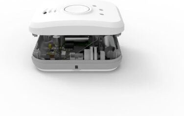 Пожежний та детектування вуглекислого газу FireAngel ST-630 для дому, бездротова мережа, 10 років батареї, білий, 1 шт.