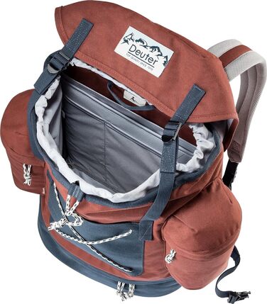 Рюкзак Deuter Wengen Vintage 25 л, червоно-синій, міський