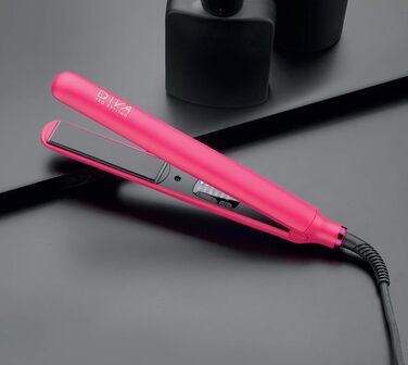 Професійний керамічний випрямляч для волосся Diva Pro Styling Digital, автоматичне вимкнення, 3 м кабель, магента