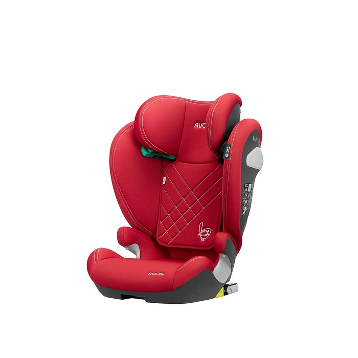 Дитяче автокрісло AVOVA Sora-Fix Maple Red, 100-150 см, 4-12 років, з Isofix, бустер-сидіння